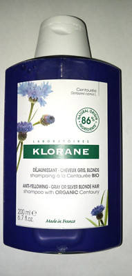 Klorane Shampoo With Centaury Anti-Yellowing Shampoo 200 ML 6.7 OZ Sealed