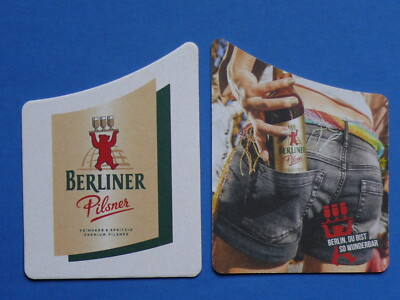 Berliner Pilsner ''Berlin, you are so wonderful'' - Pilsener beer mat NEW