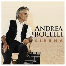 ANDREA BOCELLI : CINEMA (CD) DISC + FRONT & BACK CVR ART - NO CASE - VG
