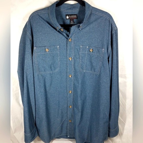 Duluth Trading Co. ALASKAN Hard gear buttondown shirt. XL