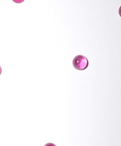 Transparent Star Ruby Round 4x4 mm Cabochon 6 Rayed Lab-created Stone 5 pcs Lot - Picture 12 of 14