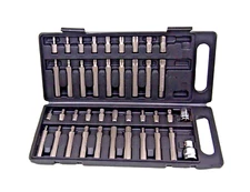 Hoteche 40 pcs Impact Combination Hex Torx Spline Socket Bits Set CR-V 251240