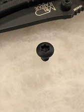 Matte Black Pivot Torx Screw For Benchmade Griptilian 550 551 553 Knife Folder