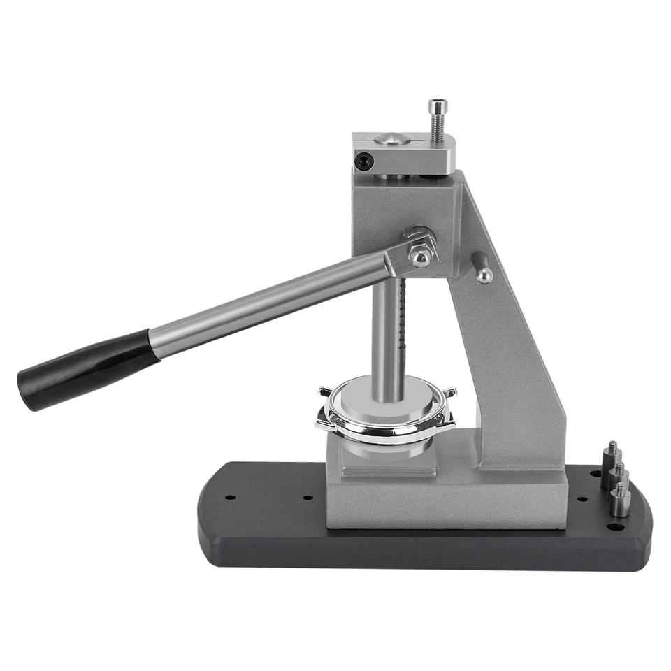 Juego de prensa de relojero herramienta caja trasera cierre cristal accesorio + 25 troqueles Foto 3 de 4