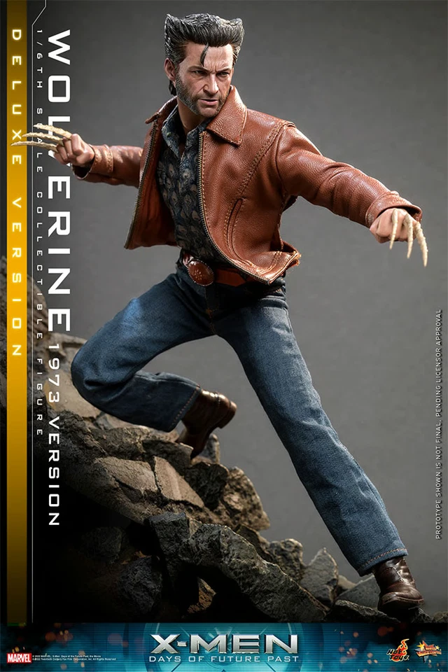 Hot Toys Wolverine Versión 1973 EDICIÓN ESPECIAL Juego de lujo 1/6 Figura MMS660B🔥 Foto 4 de 4