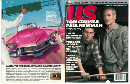 US MAGAZINE DECEMBER 1, 1986 TOM CRUISE, PAUL NEWMAN, TERI GARR, VINTAGE! - Picture 2 of 12