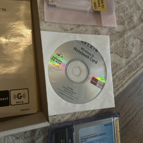 Belkin F5D7010 802.11g Wireless G Notebook Card 54Mbps CardBus WiFi Plus More H1 - Picture 4 of 5