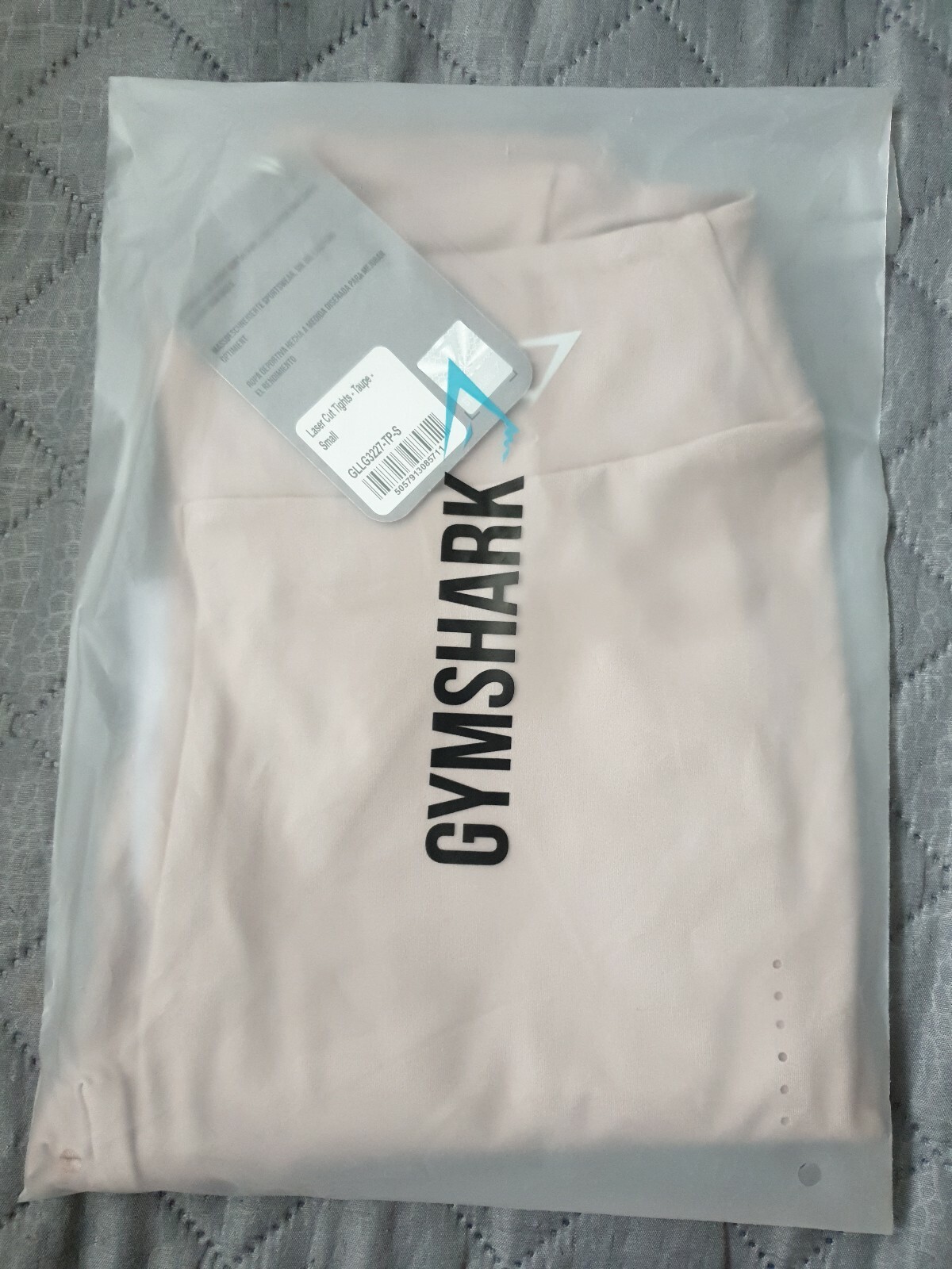 BNWT Gymshark Laser Cut Leggings In Taupe Size S Genuine