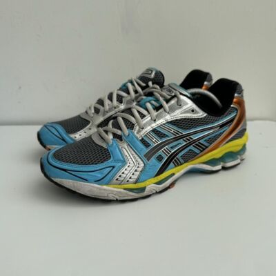 Angelo Baque x ASICS Gel-Kayano 14 Trainers Cream Black Silver