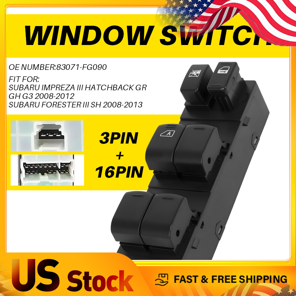 83071-FG090 POWER WINDOW SWITCH WINDOW SWITCH FITS MAIN FORESTER SUBARU 45644