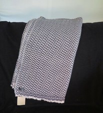 Cashmere Blanket/Throw HandLoomed Nepal "Natural" 3 Color Mixed Weave  B 