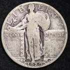 1929-S Standing Liberty Quarter Silver GOOD / VG FULL DATE FREE SHIPPING!