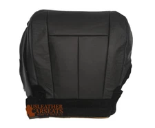 2007-2014 Ford Expedition Driver Side Bottom Perforated Vinyl Seat Cover Black