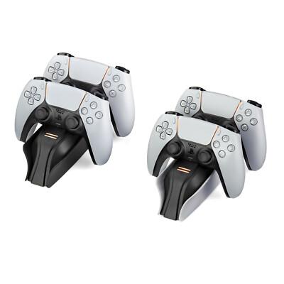 snakebyte - TWIN:CHARGE 5 [weiß / schwarz] PS5 Ladestation DualSense Controller