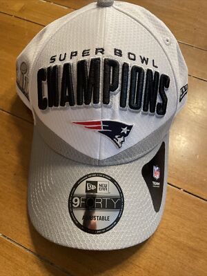 2019 NEW England Patriots Era 9forty Super Bowl 53 Champions Locker Hat Cap  193648509148|
