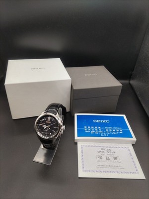 Seiko Brightz 8B63-0AL0 SAGA251 World Time Day Date Solar Mens 
