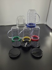 Magic Bullet Blender Mug Cups Color Rings Caps Replacement Blade Mb1001 Green