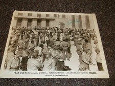 Humphrey Bogart (1899-1957) signed San Quentin movie still 1956 rerelease