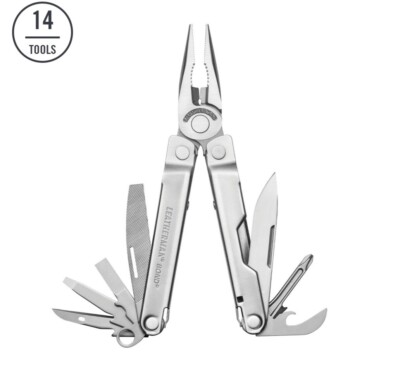 New Leatherman 832935 BOND Multi-Tool 14 Tools Stainless Steel With Nylon Sheath