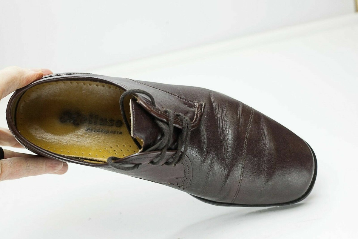 Melluso Slip On Dress Shoes Men’s 8 US Eur 41 Brown Melluso 8 Brown Oxford Dress Shoes Men main image 3