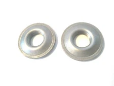2 Mild Steel 3/4" Weld-On Bung / Flange 3/4" -14 Fuel Tank Fitting - 2 3/8" D