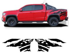 Pickup Trunk Stripe Car Sticker Decal For Chevy Silverado Colorado Crew Cab 1500
