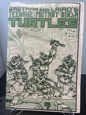 Teenage Mutant Ninja Turtles #4 Mirage Studios 1985 Eastman Laird 1st Print