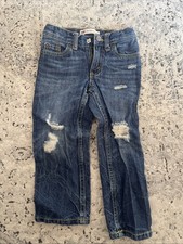 Kids Levi's 502 Regular Taper Blue Jeans Size 3T Very Nice 