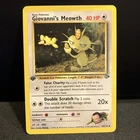 Pokémon TCG Giovanni's Meowth 1st Edition Gym Challenge 43/132 Uncommon 40