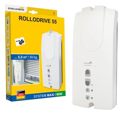 Elektrischer Gurtwickler RolloDrive 55, Aufputz Rolladenantrieb für Mini & Ma...