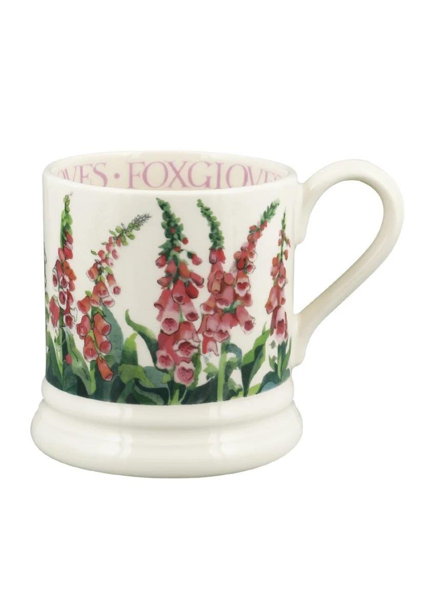 Emma Bridgewater - Half Pint Mug (300ml/1/2pt) - Flowers - Foxgloves