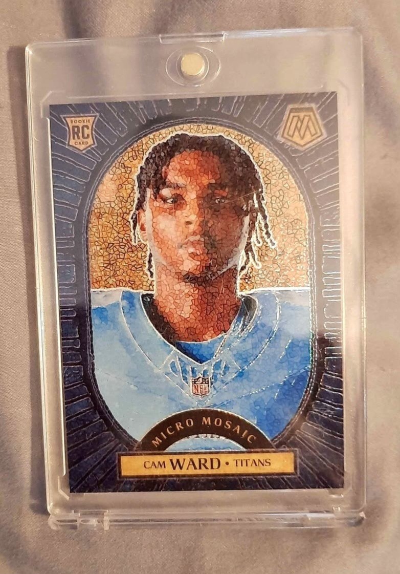 2025 Mosaic Cam Ward Rookie Micro Mosaic Case Hit