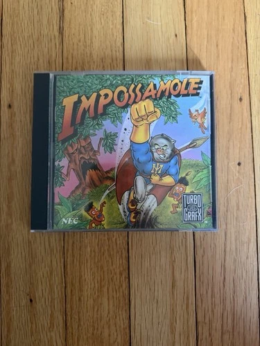 Impossamole TurboGrafx 16 HuCard Case with Manual