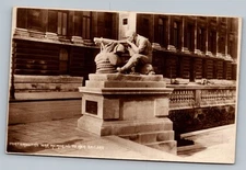 RPPC Real Photo Portsmouth's War Memorial To Her Sailors Vintage Postcard