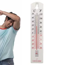 Wall Thermometer Temperature Monitor Garden Wall Temperature Gauge Indoor Outdoo