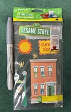 Vintage Sesame Street Dimensional Stickers Sunnyday Mint EK Jolee s