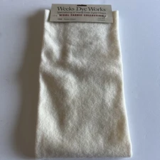 Weeks Dye Works Hand Over Dyed Fibers Wool Fabric Collection Snow Cream 1096