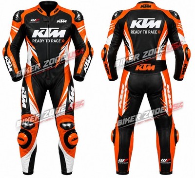New Man Motorbike racing leather suit motorcycle Custom Made 1 & 2 Piece Suit