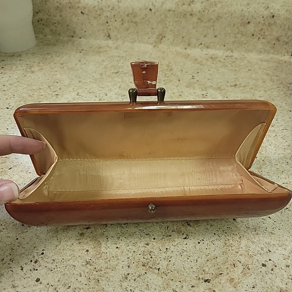 Cartera clutch vintage Lucite y estrás Foto 3 de 4