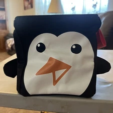 Thirty One Penguin Bag with Handle Little Carry All Caddy Utility Tote Bag EUC