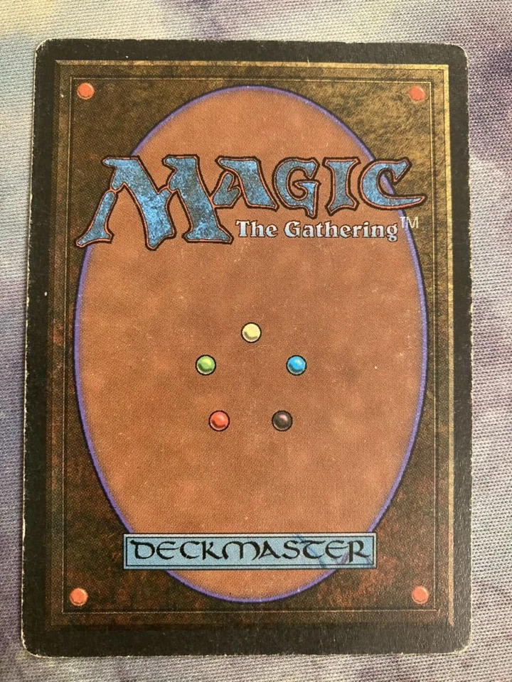 FBB Dragon of Mount Shiv French MTG Revised 3ED Black Frame Plaid Old Condition - Image 4 of 4