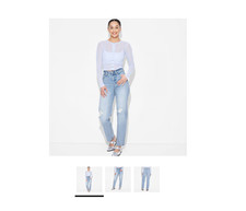 Women's High-Rise Straight Jeans - Wild Fable - 00