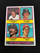 RON GUIDRY ROOKIE TOPPS 1976 NEW YORK YANKEES #599 RC BASEBALL CARD. rookie card picture