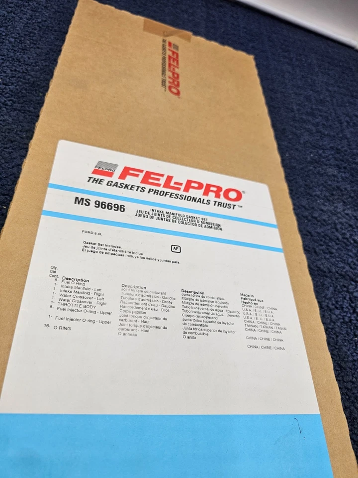 Junta de colector de admisión Fel-Pro MS 96696 para Ford Expedition 2014 5,4 L Foto 2 de 4