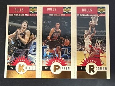 1996-97 Gold Upper Deck Mini Collector's Choice B2 Bulls Pippen