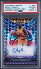 2024-25 Topps Chrome Sapphire Purple Bronny James Jr. TCRA-BJ Auto Psa8 Auto 10
