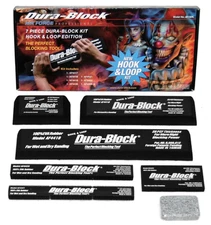 Dura Block AF44HL 7 Piece Hook & Loop Auto Body Sanding Block Kit w/ Soap