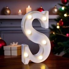 Light Up Letter LED Alphabet PlasticParty Sign Wedding Festival Stand Decoration