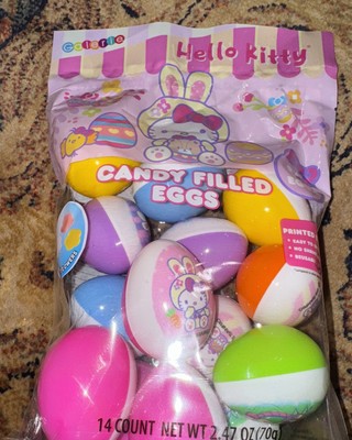 Hello Kitty Easter Egg Candy Filled Eggs 2024 14 count New