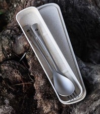 Titan Campingbesteck Set Ultraleicht Outdoor Besteck Löffel Gabel Wandern Reise